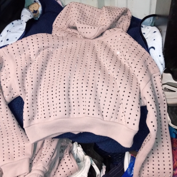 Hot and delicious jogging suit with crop jacket see pics women's size small - Picture 15 of 15